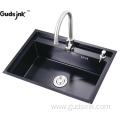 Nano Black kitchen sink single bowl handmade sink